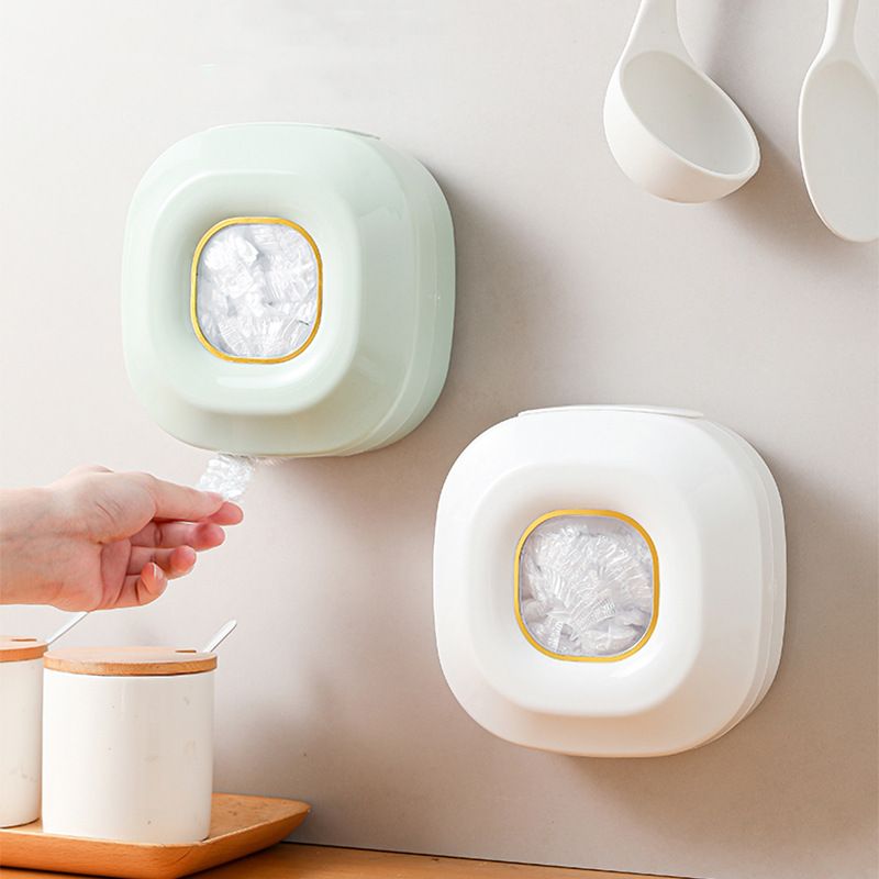 1PC Plastic Warp Storage Box Shoes Cover Storage Organizers Wall-mouted Dustproof Box Bath Cap Kitchen Storage Organization