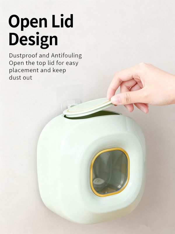1PC Plastic Warp Storage Box Shoes Cover Storage Organizers Wall-mouted Dustproof Box Bath Cap Kitchen Storage Organization
