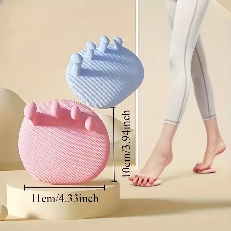 1 Pair Foot Arch Trainer Anti-Slip Leg Shaping Exerciser Yoga Muscle Relaxing Massage Auxiliary Gym Sports Fitness Toes Training