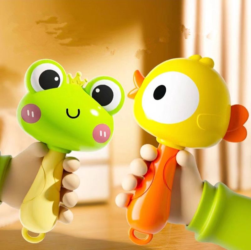 Mini Plastic Children Maracas Premium Quality Musical Instrument Sand Hammer Noisemaker Infant Sound Recognition Educational Toy