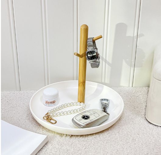 1PC Modern Simple Entryway Storage Tray Desktop Key Jewellery Hanging Shelf Storage Tray Living Room Bathroom Decor Storage Rack