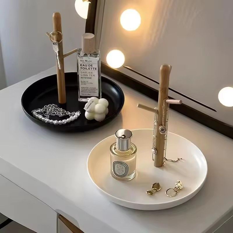 1PC Modern Simple Entryway Storage Tray Desktop Key Jewellery Hanging Shelf Storage Tray Living Room Bathroom Decor Storage Rack