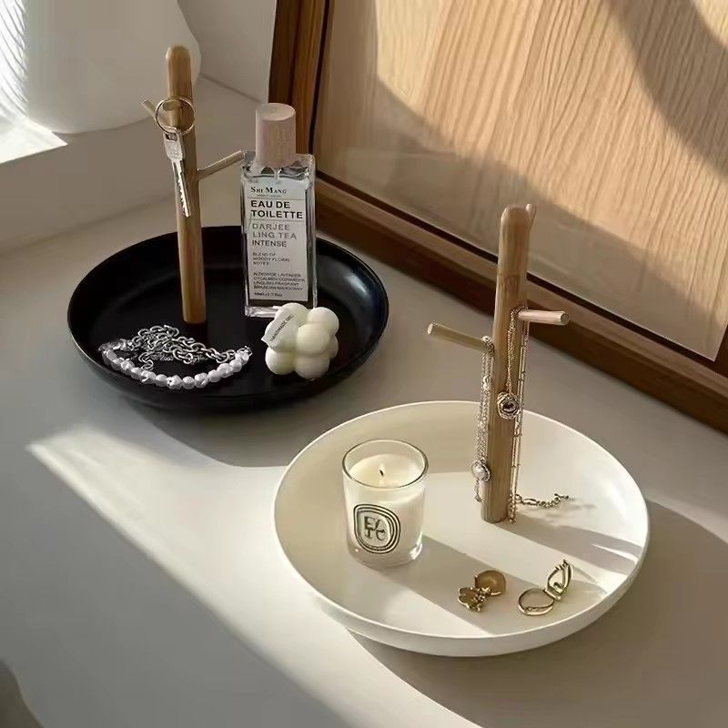 1PC Modern Simple Entryway Storage Tray Desktop Key Jewellery Hanging Shelf Storage Tray Living Room Bathroom Decor Storage Rack