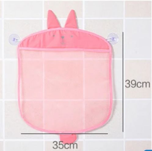 Baby Bath Toys Organizer Quick Dry Toddlers Mesh Net Bag for Bathroom Toy Storage Cartoon Shape Sand Beach Toys Storage Holder