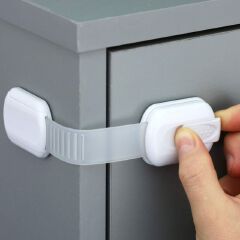 1PC Multi-functional Safety Locks for Cabinets/Drawers/Doors - Drawer Lock Baby Child Safety Lock Window Lock Children