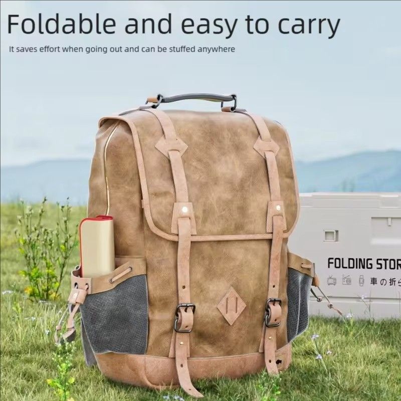 1PC Camping Stool Folded Zipper Handbag Beach Folding Stool Small Chair for Backpacking Picnic Hiking Fishing Concert Traveling