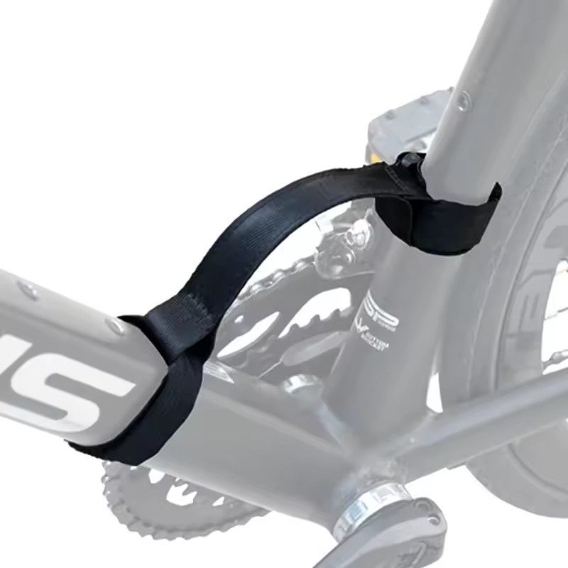 Bicycle Handheld Strap MTB Road Bicycle Effortless Handheld Strap Frame Comfortable Grip Assisted Nylon Strap Bike Accessories