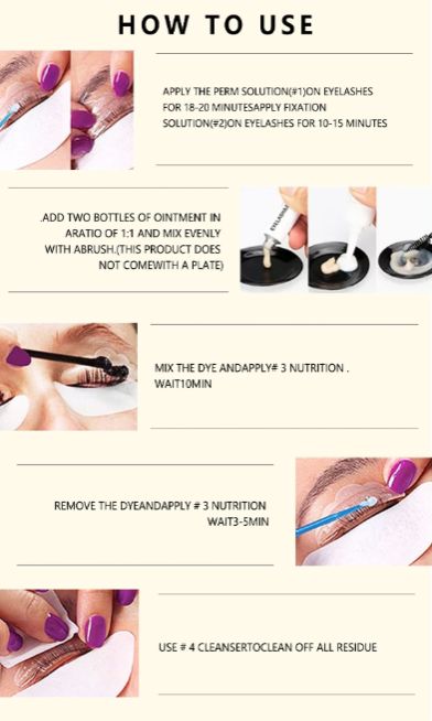 4PCS Eyelash Eyebrow Dye Tint Kit Fast Tint Brow Dye Gel Eyebrow Cream Black/Brown/Coffee Brow Enhancers Mascara Makeup Tool