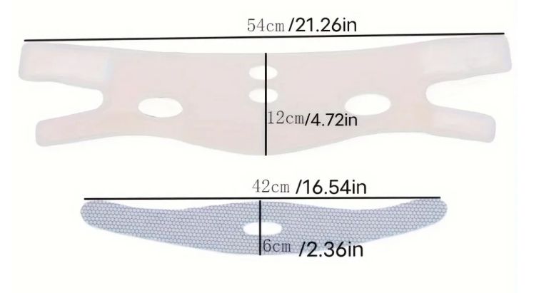 Face Slimming Bandage V Line Face Shaper Double Chin Reducer Face Lifting Belt Anti Wrinkle Facial Massager Women Skin Care Tool C-730