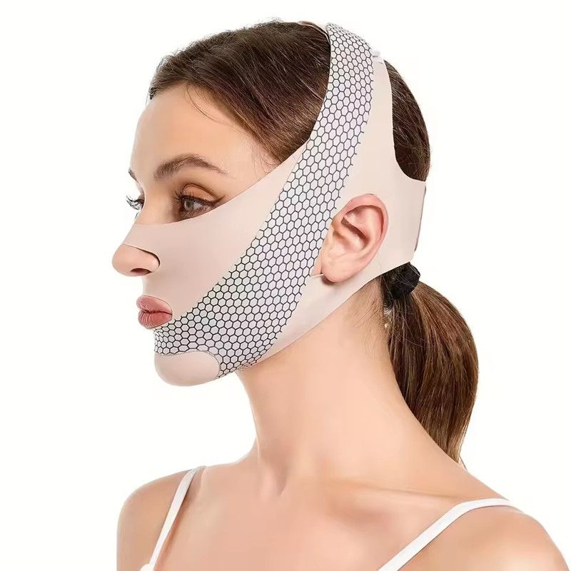 Face Slimming Bandage V Line Face Shaper Double Chin Reducer Face Lifting Belt Anti Wrinkle Facial Massager Women Skin Care Tool C-730