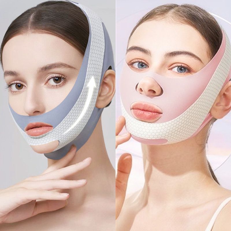 Face Slimming Bandage V Line Face Shaper Double Chin Reducer Face Lifting Belt Anti Wrinkle Facial Massager Women Skin Care Tool C-730