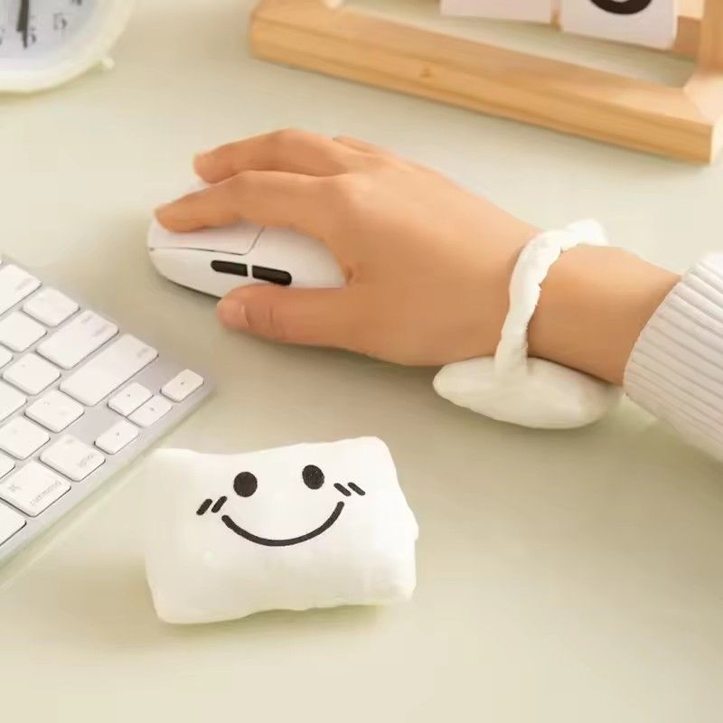1PC Mouse Pad Keyboard Typing Comfortable Wrist Support Hand Rest Simple Business Office Cute Fashionable Bracelet Unisex