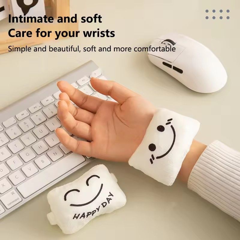 1PC Mouse Pad Keyboard Typing Comfortable Wrist Support Hand Rest Simple Business Office Cute Fashionable Bracelet Unisex