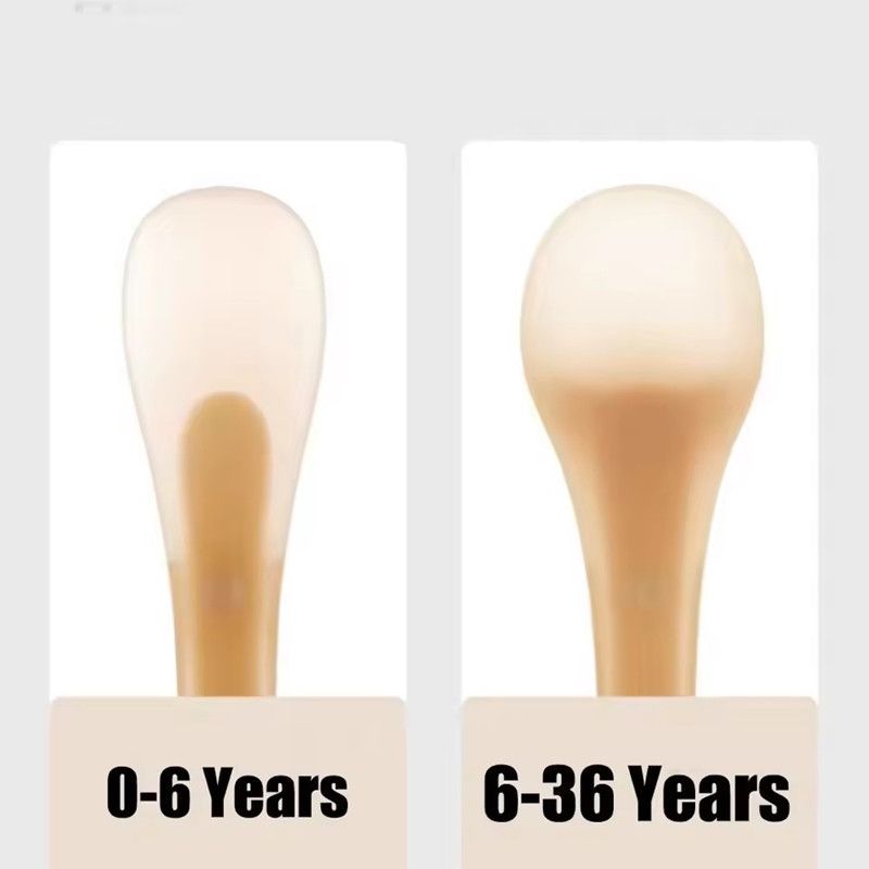 2pcs Hot Portable Baby feeding Spoon Safety Silicone with Cover Feeding Water Teething Spoon Dustproof Soft Tableware for Baby