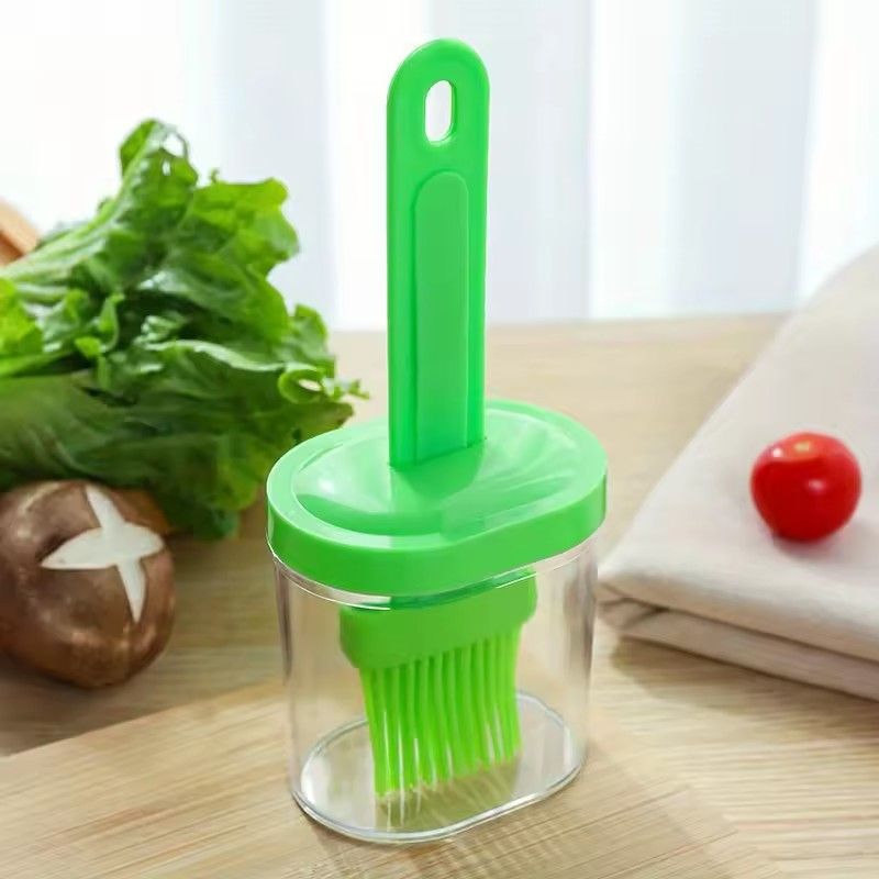 Integrated Barbecue Oil Brush High-Temperature Resistance Cooking Kitchen Pancake Home Baking Oil Brush With Bottle Cooking Tool