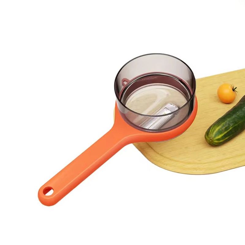 1PC Multifunctional Peeler With Storage Box Manual Apple Peeling Cutter Portable Veggie Potatoes Peelers Kitchen Accessories