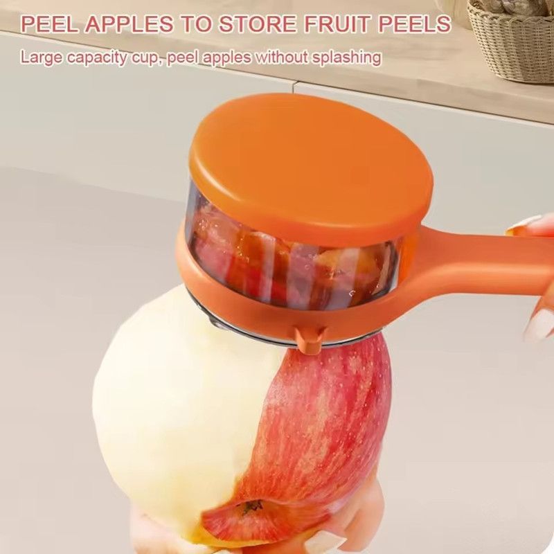 1PC Multifunctional Peeler With Storage Box Manual Apple Peeling Cutter Portable Veggie Potatoes Peelers Kitchen Accessories
