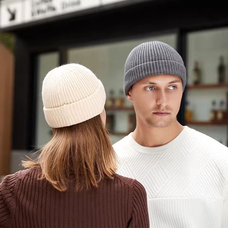 1PC New Men's Women's Trend Melon Hat Knitted Wool Hat Hip Hop Dome Watermelon Ruffian Hat Autumn and Winter Baotou Cold Hat