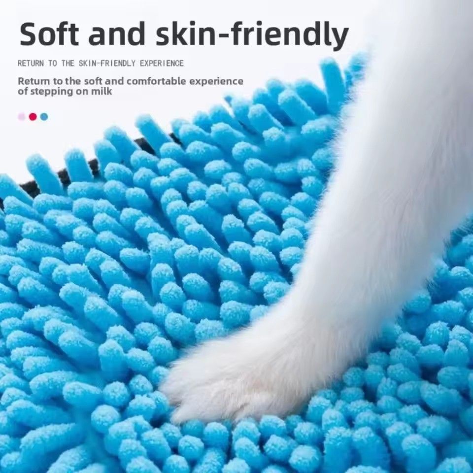 Super Absorbent Pet Bath Towel Quick-drying Water Uptake Cat Dog Towels Soft Bath Robe Dry Pet Cleaning Washcloth Accessories
