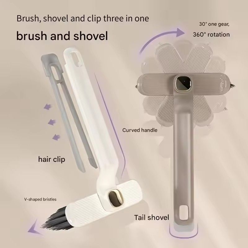 1PC Cleaning Brush Multifunctional 360-degree Rotating Gap Cleaning Brush Bathroom and Kitchen Tile Floor Scrubber Accessories