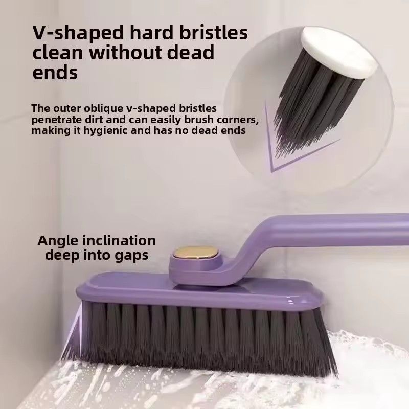 1PC Cleaning Brush Multifunctional 360-degree Rotating Gap Cleaning Brush Bathroom and Kitchen Tile Floor Scrubber Accessories