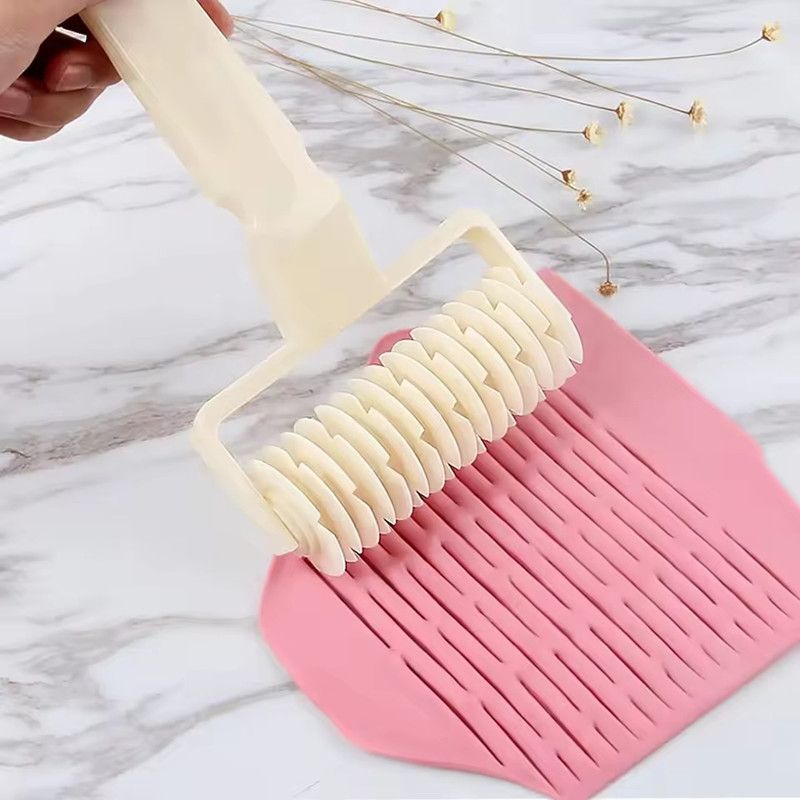 1PC Plastic Lattice Roller Cutter Dough Cutter Pie Pizza Cookies Pull Mesh Wheel Knife Baking Pastry Tools Kitchen Accessories