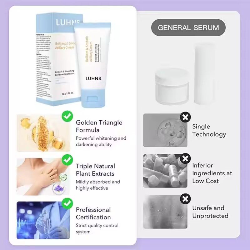 Whitening Cream For Dark Skin Underarm Bleaching Armpit Lightening And Intimate Area Woman Moisturizer Korean Skin Care Products