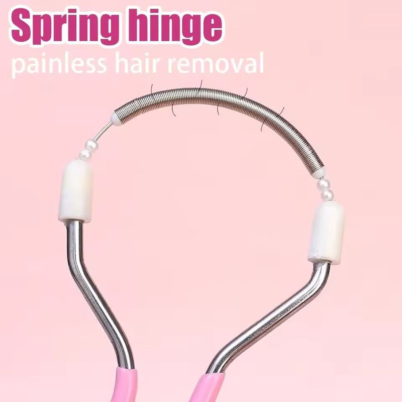 2PCS Facial Epilator for Women, Remove Unwanted Hair on Upper Lip, Chin, Face, Portable Handheld Spring Roller Epilator