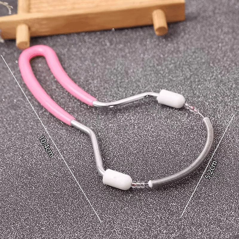 2PCS Facial Epilator for Women, Remove Unwanted Hair on Upper Lip, Chin, Face, Portable Handheld Spring Roller Epilator