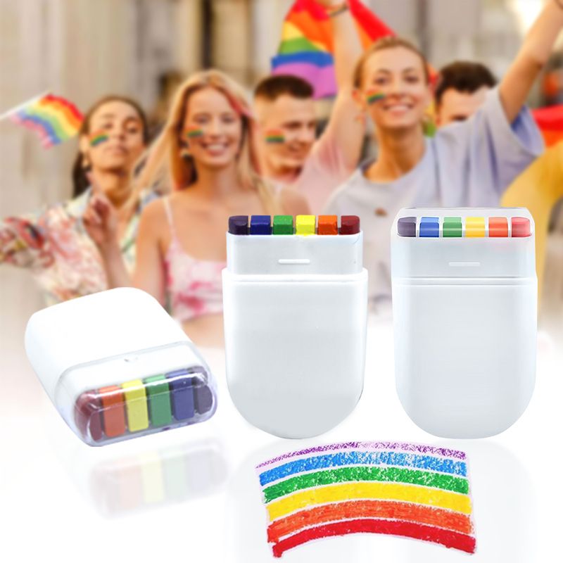 6 Color Waterproof Face Paint Kit for World Cup,Football Fans,Kids&Adults-Non Toxic Vibrant Body Art for Sports Events&Carnival