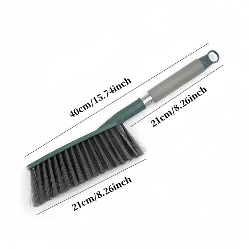 1PC Long Handled Broom with Soft Bristles for Dust Removal, Used for Cleaning Bedrooms, Living Rooms, Floors, and Carpets
