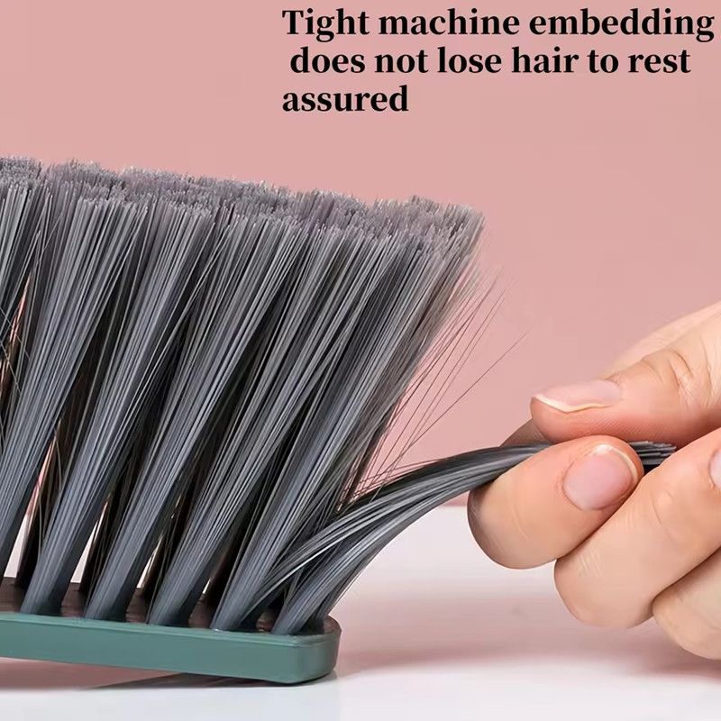 1PC Long Handled Broom with Soft Bristles for Dust Removal, Used for Cleaning Bedrooms, Living Rooms, Floors, and Carpets