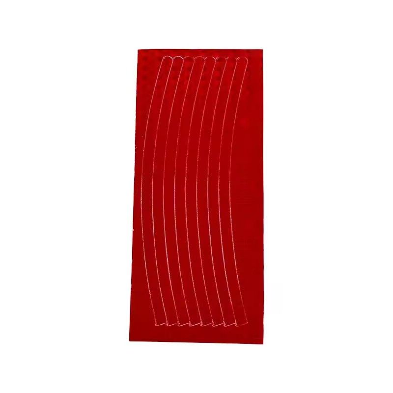 5PCS Bike Body Reflective Safety Stickers Reflective Safety Warning Conspicuity Tape Film Sticker Strip Bicycle Accessories