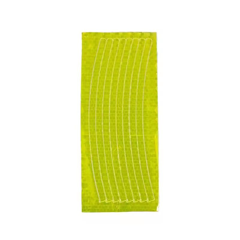 5PCS Bike Body Reflective Safety Stickers Reflective Safety Warning Conspicuity Tape Film Sticker Strip Bicycle Accessories