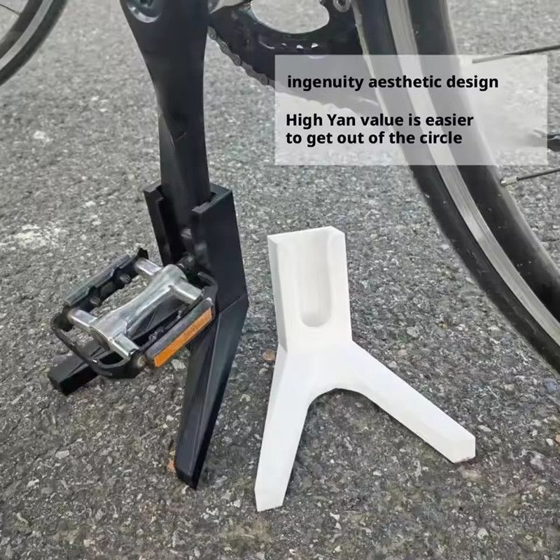 1PC Bicycle Kickstand Portable Mountain Road Bike Pedal Frame Support Stand Kick Stand Support Holder Mountain Bike Side Stand