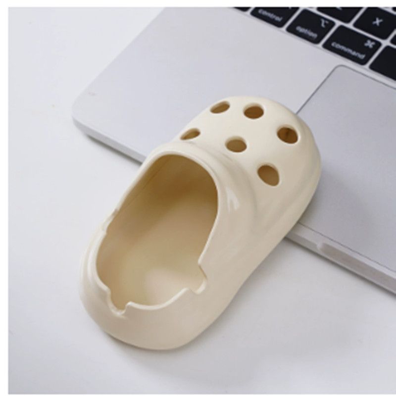 1PC Personalized Shoe-shaped Ashtrays, Trendy Home Decoration, Desktop Shoe-shaped Ashtrays, Anti-scattering Design