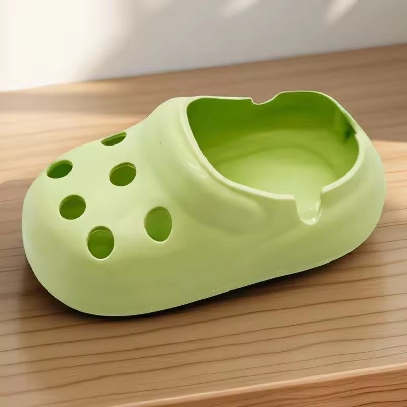 1PC Personalized Shoe-shaped Ashtrays, Trendy Home Decoration, Desktop Shoe-shaped Ashtrays, Anti-scattering Design
