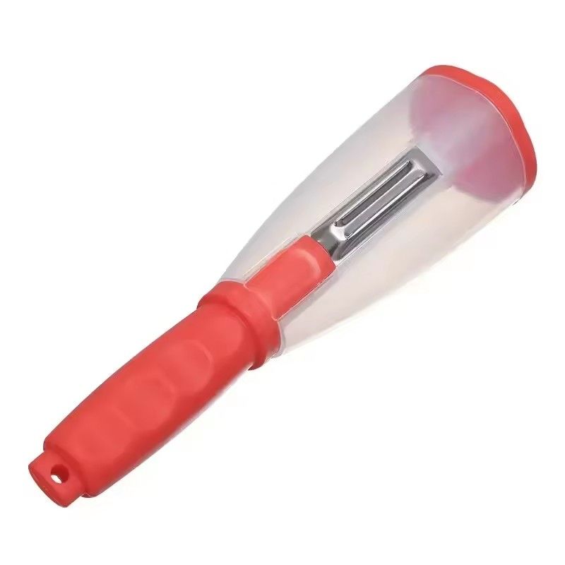 1PC  Stainless Steel Multifunctional Storage Type Peeler for Vegetables and Fruits - Ideal for Kitchen Use - Vegetable Peeler