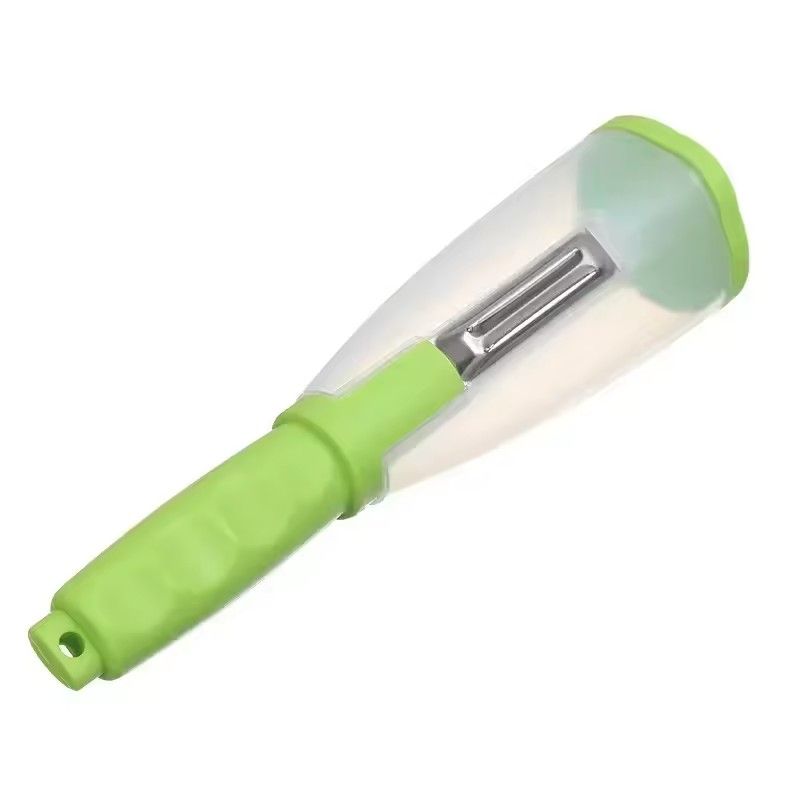 1PC  Stainless Steel Multifunctional Storage Type Peeler for Vegetables and Fruits - Ideal for Kitchen Use - Vegetable Peeler