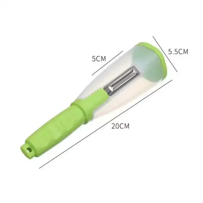 1PC  Stainless Steel Multifunctional Storage Type Peeler for Vegetables and Fruits - Ideal for Kitchen Use - Vegetable Peeler