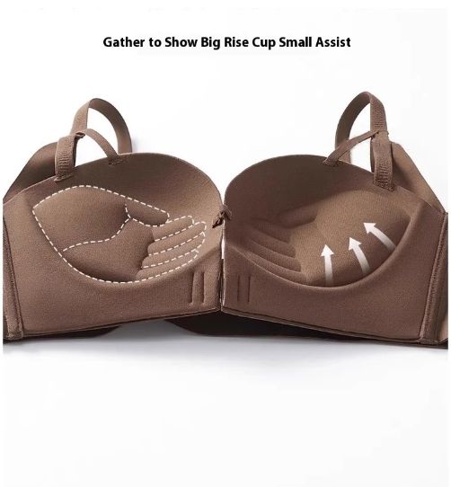 Sexy Lace Front Closure Extreme Push Up Bra Deep Cleavage Brassiere Pretty Back Bralette Underwear Women's Lingerie Panties Set