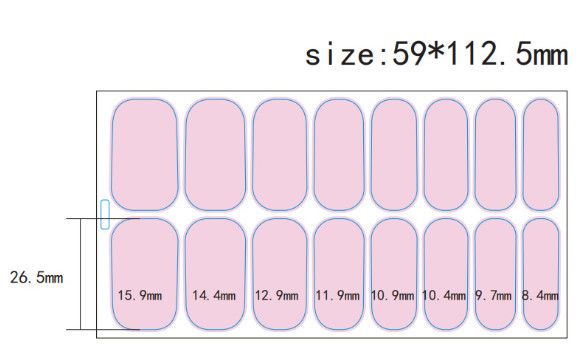 16tips Christmas Baking-Free Nail Stickers Winter Snowflake Snowman Adhesive Nail Strips Patch Slider Full Cover Nail Decoration