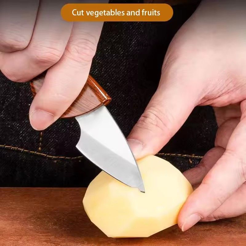 1PC Portable Camping Mini Knife High Hardness Small Fat Dolphin Knife Slicing Knife Practical Kitchen Utensils Fruit Knife