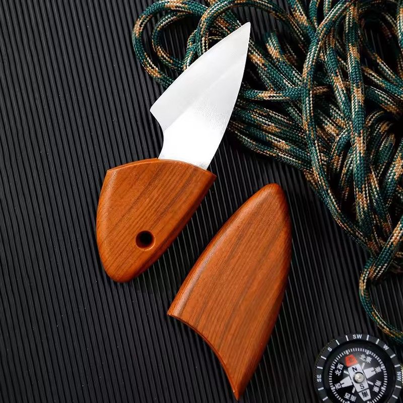 1PC Portable Camping Mini Knife High Hardness Small Fat Dolphin Knife Slicing Knife Practical Kitchen Utensils Fruit Knife