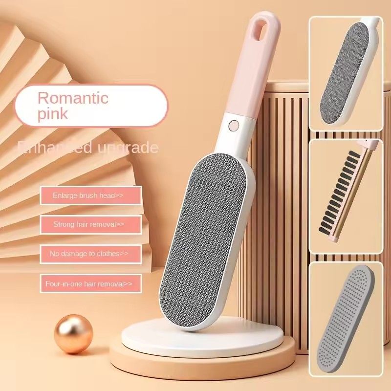 4-in-1 Hair Remover Lint Rollers Brushes Clothes Hairball Remover Brush Dust Sticky Cleaner Fur Zapper Clean Pet Hair Tools