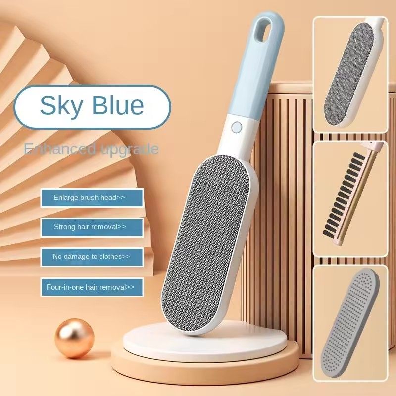 4-in-1 Hair Remover Lint Rollers Brushes Clothes Hairball Remover Brush Dust Sticky Cleaner Fur Zapper Clean Pet Hair Tools