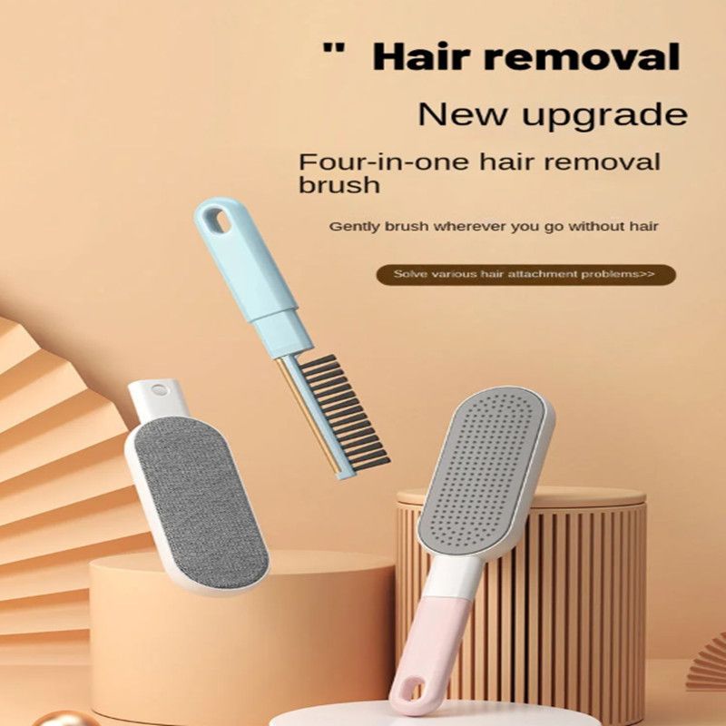 4-in-1 Hair Remover Lint Rollers Brushes Clothes Hairball Remover Brush Dust Sticky Cleaner Fur Zapper Clean Pet Hair Tools