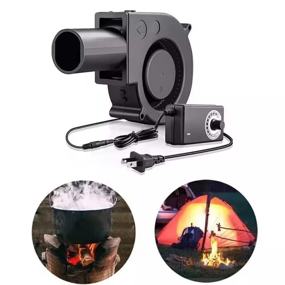 Adjustable Blower Fan For BBQ Heater Blower Air Blower Cooking Speed Controller Outdoor Portable Machine