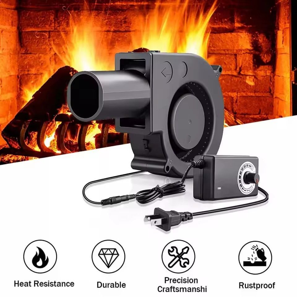 Adjustable Blower Fan For BBQ Heater Blower Air Blower Cooking Speed Controller Outdoor Portable Machine
