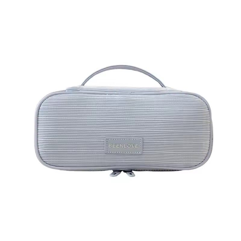 1PC Hand-held Cosmetic Bag Small Makeup Organizer Bags Woman Large Capacity Toiletry Bag Makeup Bruses Holder Travel Organizer